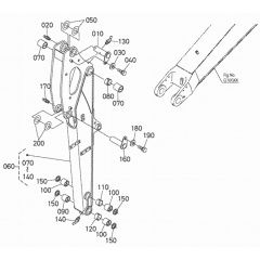 Dipper Arm for Kubota KX040-4
