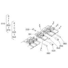 Crawler Assembly for Kubota