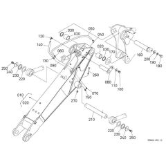 Boom Assembly for Kubota KX080-3