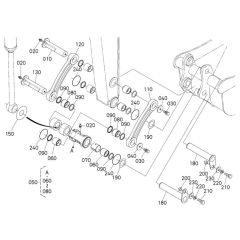 Dipper Arm/Bucket Link Assembly