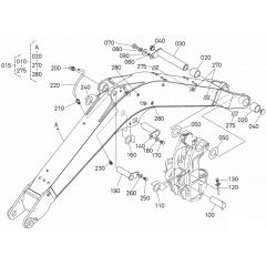 Boom Assembly for Kubota KX080-4