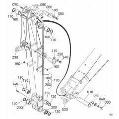 Dipper Arm Assembly for Kubota