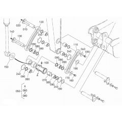 Dipper Arm/Bucket Link Assembly