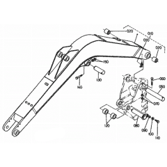Boom Assembly for Kubota KX101