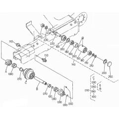 Track Roller Assembly for Kubota