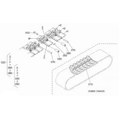 Crawler Assembly for Kubota