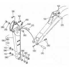 Dipper Arm Assembly for Kubota