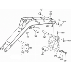 Boom Assembly for Kubota KX91-2