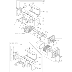 Air Cleaner & Muffler Assembly