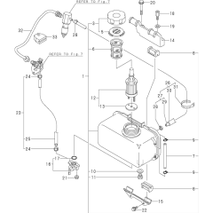 Fuel Tank & Pipe Assembly
