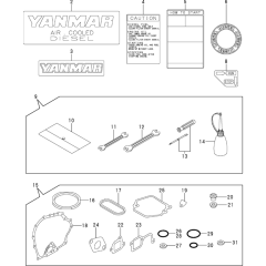 Tool, Label & Gasket Set