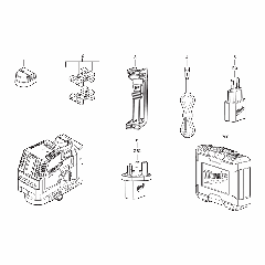 Milwaukee L4CLL Laser Assembly