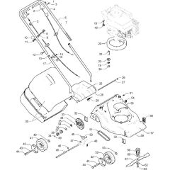 Flymo LAWNCHIEF 400PD Assembly