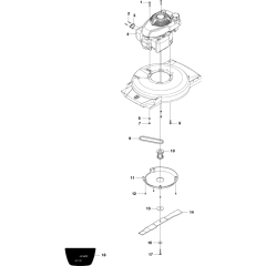 Engine Assembly for Husqvarna LB 448S