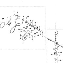 Gear Box for Husqvarna LB 548Se