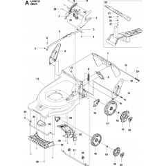 Mower Deck for Husqvarna LC 247iX
