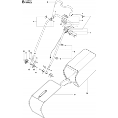 Handle Assembly for Husqvarna