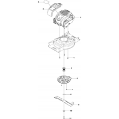 Engine Assembly for Husqvarna LC 348V