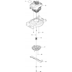 Engine Assembly for Husqvarna LC 348VE