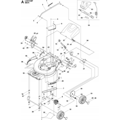 Mower Deck for Husqvarna LC 551VBP