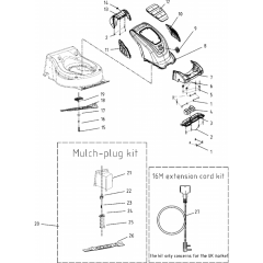 Mower Deck for Husqvarna LC141C
