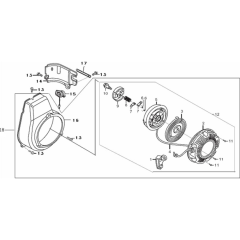 Starter Sub Assembly for Loncin LC152F