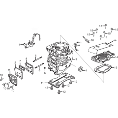 Crankcase Assembly Loncin LC152F