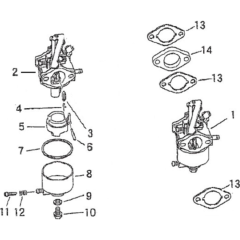 Carburettor Assembly for Loncin