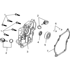 Crankcase Cover for Loncin LC154F-1