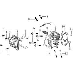 Cylinder Head Assembly for Loncin