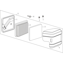 Air Cleaner Assembly for Loncin