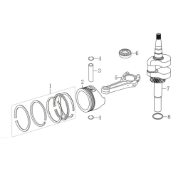 Crankshaft, Piston Assembly