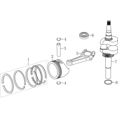 Crankshaft/Piston Assembly