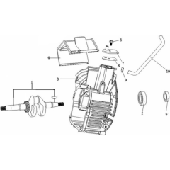 Crankcase Assembly for Loncin