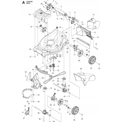 Mower Deck for Husqvarna LC221AH