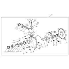 Pump Assembly for Loncin LC25ZB21-1.7Q Pump