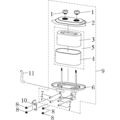 Air Cleaner Assembly for Loncin