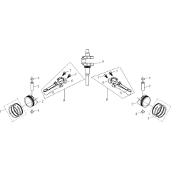 Crankshaft/Piston Assembly