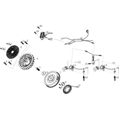 Flywheel, Coil Assembly