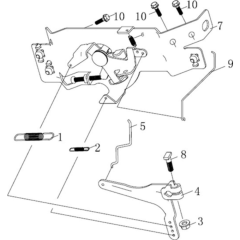 Governor Assembly for Loncin LC2P80F