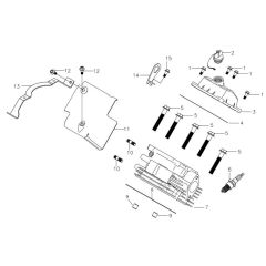 Cylinder Head (R/H) Assembly for Loncin LC2V80FD Engine