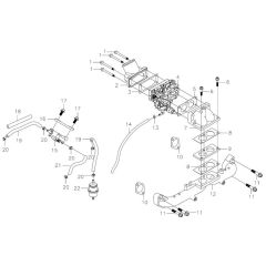 Carburettor Assembly for Loncin LC2V80FD Engine