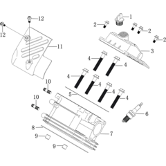 Cylinder Head Assembly for Loncin