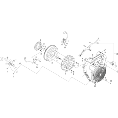 Flywheel-1 Assembly for Loncin