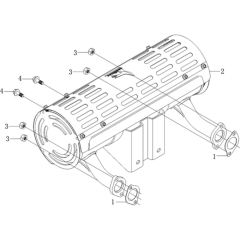 Muffler Assembly for Loncin Engine