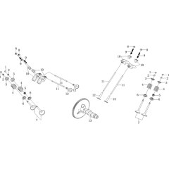 Rocker, Camshaft Assembly