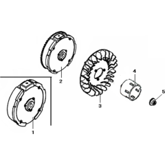 Flywheel Assembly for Loncin