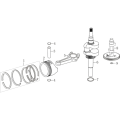 Crankshaft/Piston Assembly