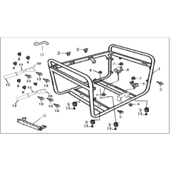 Frame Assembly for Loncin LC5000-F