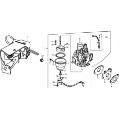Carburettor Assembly for Loncin